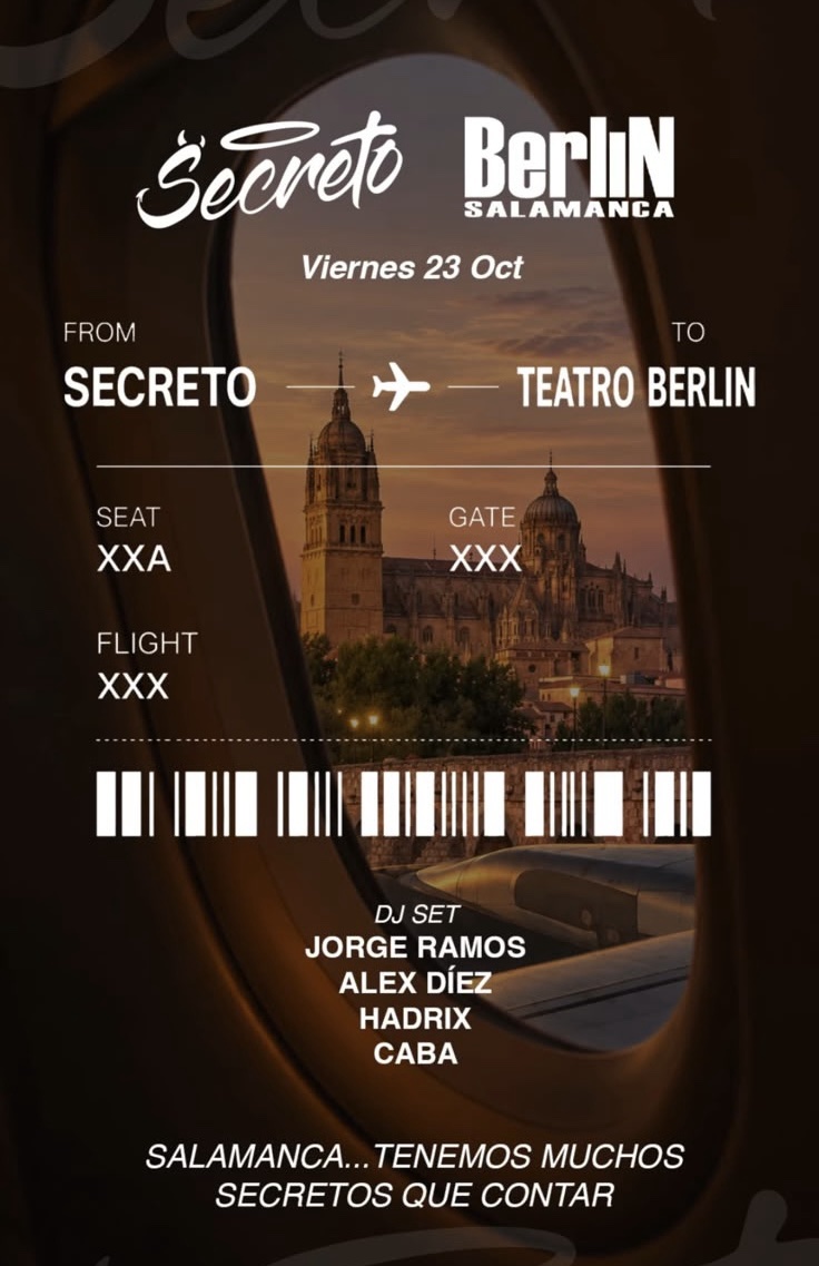 Barra Libre Viernes Noche | BERLINAZO "SECRETO" - 23 de Octubre